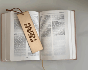 Lesezeichen "faith over fear"